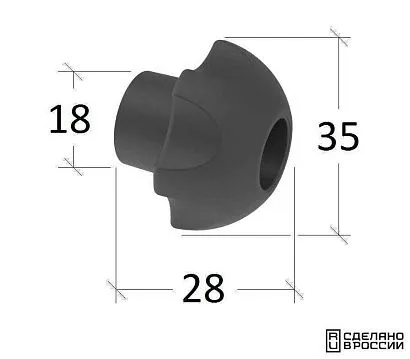 Фиксатор наклонного кронштейна