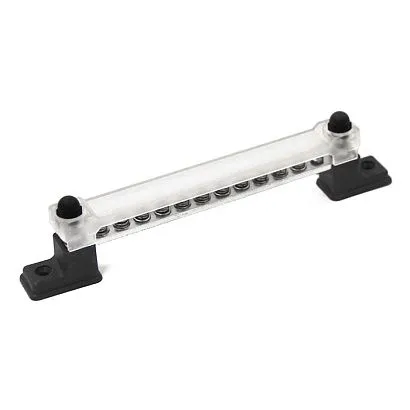 Клемма электромонтажная M4×12 одинарная 150А/48В с крышкой NEKEKE