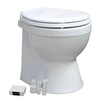 Унитаз судовой 460х480, в комплекте с электр.помпой 12В (нов)