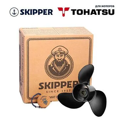 Винт гребной  Skipper для Tohatsu 4-6HP, диаметр 7 4/5" алюминиевый, лопастей - 3, шаг 6"