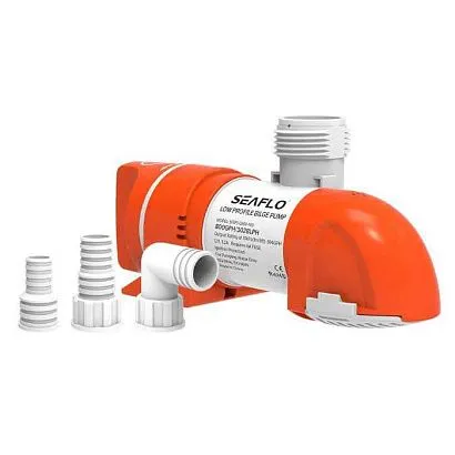 Насос осушительный низкопрофильный автоматический 800GPH 14А Series 12В, (датчик уровня)