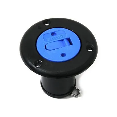 Горловина заливная для бака под воду SEAFLO (Water) 38мм, черная