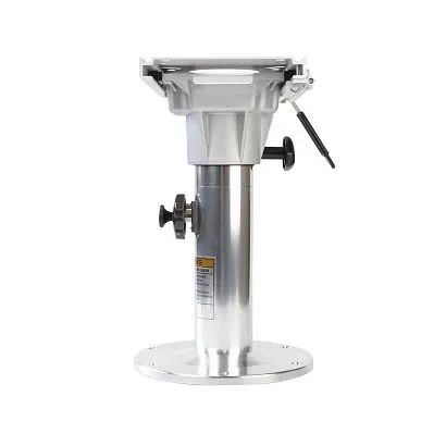 Стойка для кресла Skipper анодированный алюминий, регулируемая 330-450 мм со слайдером