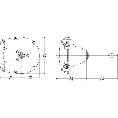 Привод рулевой T-93ZT, безынерционный