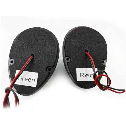 Огни бортовые светодиодные 80х56х42 мм, черный корпус