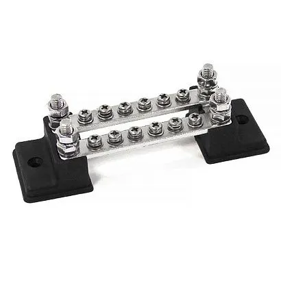 Клемма электромонтажная M4×12 двойная 150А/48В NEKEKE