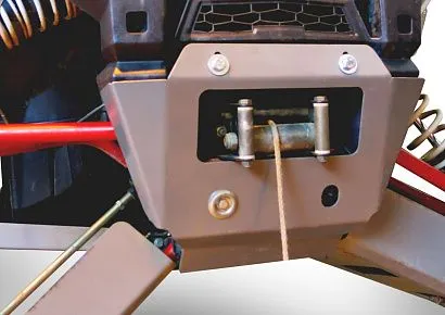 Комплект крепления лебедки UTV Polaris RZR 1000 (2 части) (2013-)