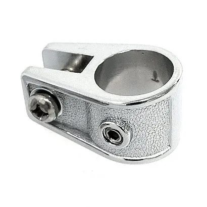 Кронштейн рамы тента 7/8" скользящий, сталь хромированная