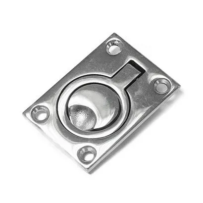 Ручка потайная SUNFINE 63х44.5мм, нержавеющая сталь