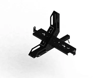 Платформа транспортировочная на фаркоп с погружением колеса для Kawasaki Мотоциклов Super Sherpa KL2