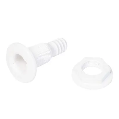 Патрубок водосброса SeaFlo 25 мм, белый