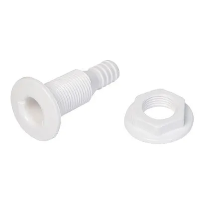 Патрубок водосброса SeaFlo 16 мм, белый