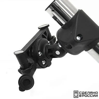 Держатель спиннинга сквозной на Т-образный профиль быстросъемный, нержавеющая сталь AISI 304