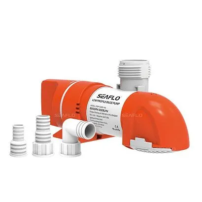 Помпа водооткачивающая автоматическая SeaFlo трюмная, 12V 1100 галлон/час, патрубок 19/25/29 мм