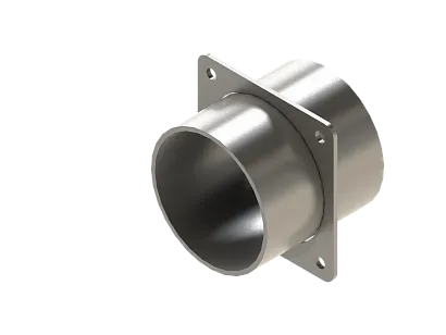 Соединитель гофры 60 мм для Выносы радиатора и шноркели