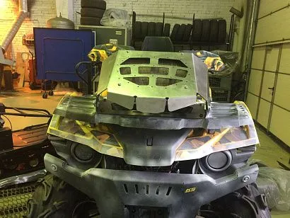 Вынос радиатора (черный) для Stels Квадроциклов GUEPARD 850/800/650