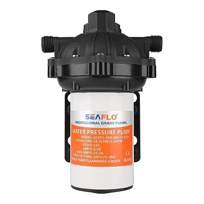 Помпа водоподающая SeaFlo мембранная, 12V 18.9 л/мин, 4.2 BAR