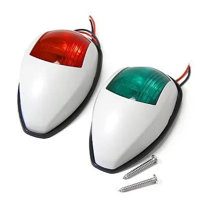 Огни бортовые светодиодные 103х61х65 мм, белый корпус