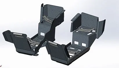 Пороги усиленные для квадроцикла для квадроцикла ODES Pathcross 650/850/1000 L