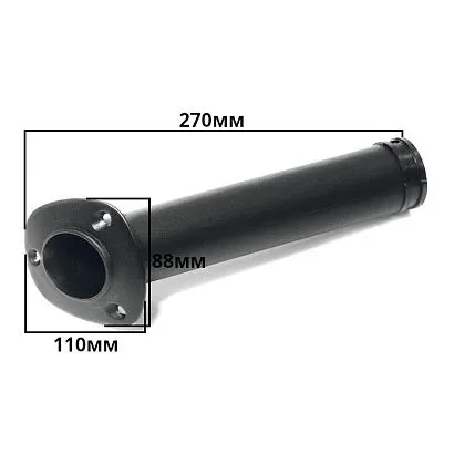 Держатель спиннинга врезной SUNFINE 44 мм, черный нейлон (Замена EASTERNER C12701)