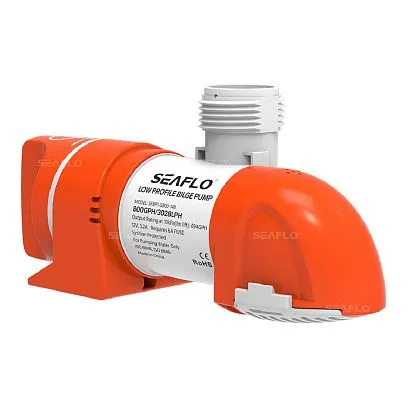 Помпа водооткачивающая автоматическая SeaFlo трюмная, 12V 1100 галлон/час, патрубок 19/25/29 мм