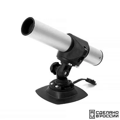 Держатель спиннинга сквозной на баллон быстросъемный, алюминий