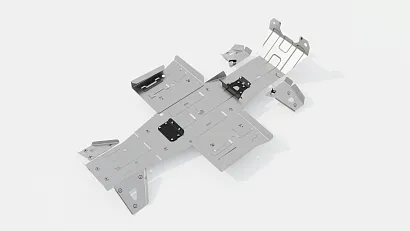 Полный комплект защиты днища для LONCIN XWOLF700L